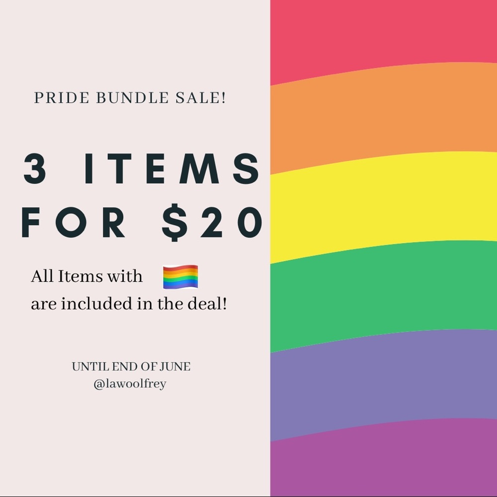 3 for $20 🏳️‍🌈